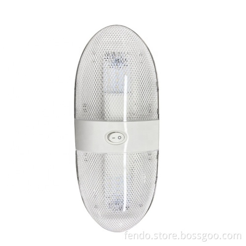 12V LED RV Roof Trailer Light with Button Switch